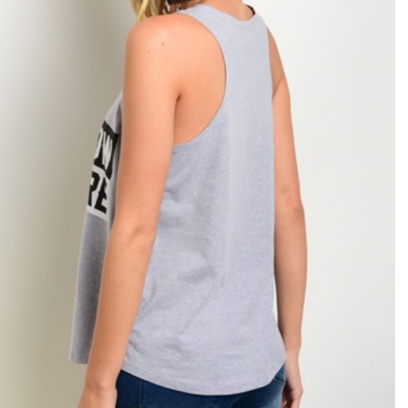 Don't Know Don't Care Tank Top (Graphie Tee) - Picture 2 of 2